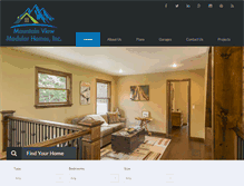 Tablet Screenshot of mountainviewmodulars.com